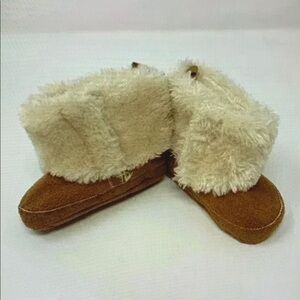 Cozy Tan Baby Walker Boots